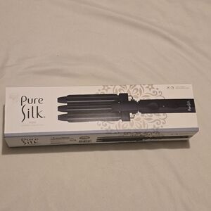 Pure Silk Mini 3 Barrel Curling Iron